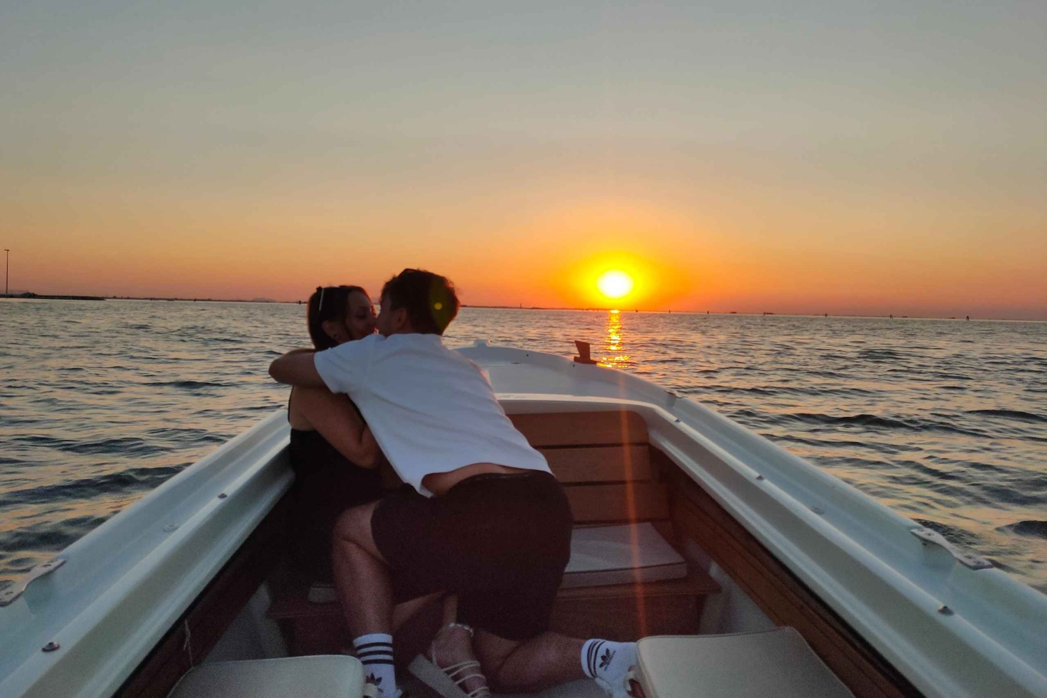 Chioggia: Solnedgångstur i den venetianska lagunen med båt