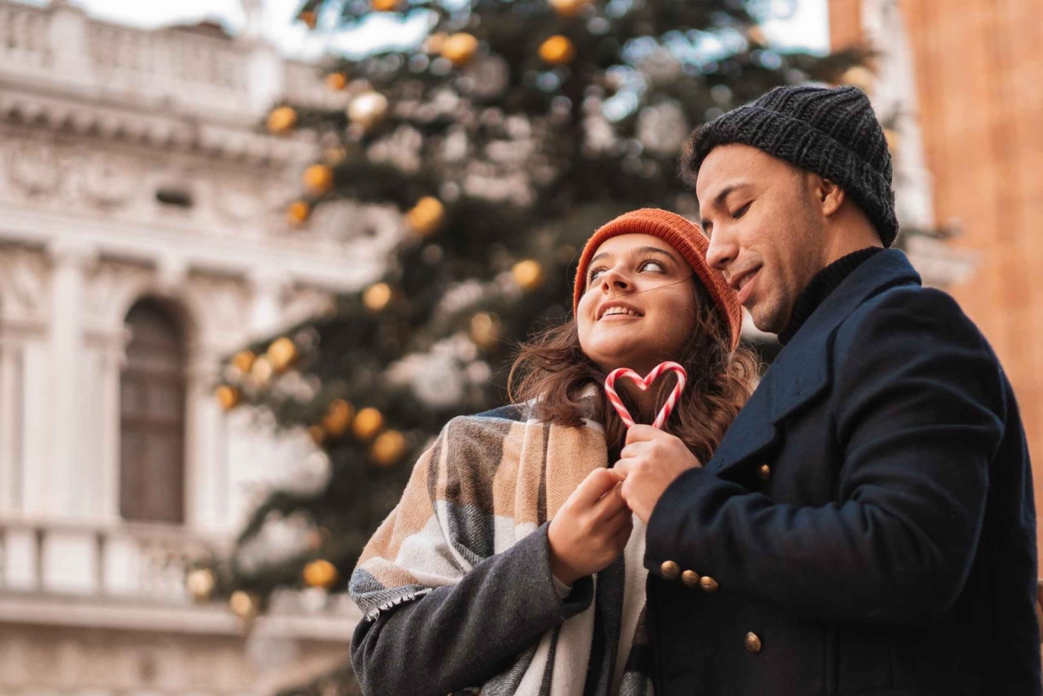 Julefotoshoot i Venedig (inkl. juletilbehør)