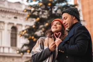 Photoshoot de Noël à Venise (avec accessoires de Noël)