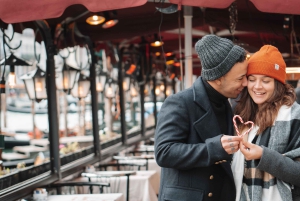 Photoshoot de Noël à Venise (avec accessoires de Noël)