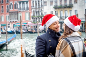Photoshoot de Noël à Venise (avec accessoires de Noël)