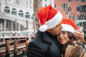 Julefotoshoot i Venedig (inkl. juletilbehør)