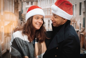 Julefotoshoot i Venedig (inkl. juletilbehør)