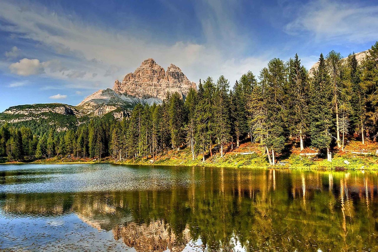 Wycieczka 1-dniowa w Dolomity: Jezioro Santa Croce do Cortina Adventure