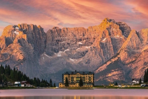 Wycieczka 1-dniowa w Dolomity: Jezioro Santa Croce do Cortina Adventure