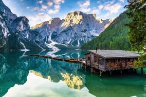 Wycieczka 1-dniowa w Dolomity: Jezioro Santa Croce do Cortina Adventure