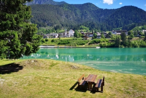 Wycieczka 1-dniowa w Dolomity: Jezioro Santa Croce do Cortina Adventure