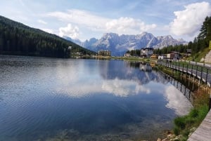 Wycieczka 1-dniowa w Dolomity: Jezioro Santa Croce do Cortina Adventure