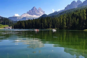 Wycieczka 1-dniowa w Dolomity: Jezioro Santa Croce do Cortina Adventure