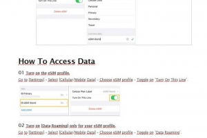 E-sim Italy unlimited data