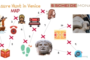 Familienfreundliche Schnitzeljagd-Fototour für Kinder in Venedig