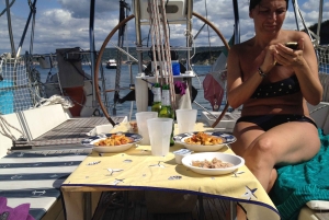 Experiência gastronómica num passeio de barco de luxo em Veneza