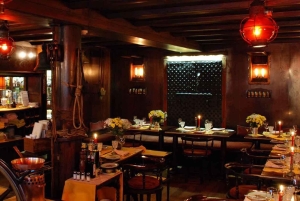 Dîner élégant à Venise avec accords mets et vins en quatre plats