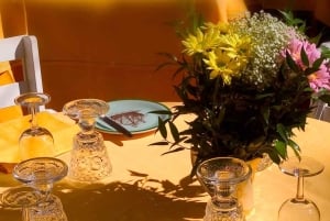 Dîner élégant à Venise avec accords mets et vins en quatre plats