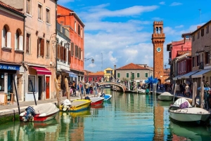 Vanuit Punta Sabbioni, Murano en Burano in de middag