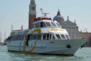 Vanuit Punta Sabbioni, Murano en Burano in de middag