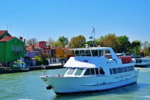From Punta Sabbioni: Murano and Burano Islands Boat Tour