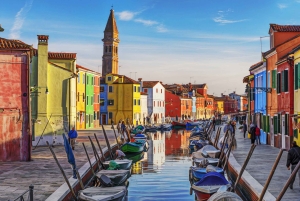 From Punta Sabbioni: Murano and Burano with stops