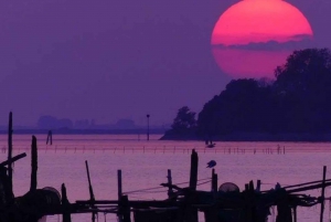 From Punta Sabbioni, Murano and Burano afternoon