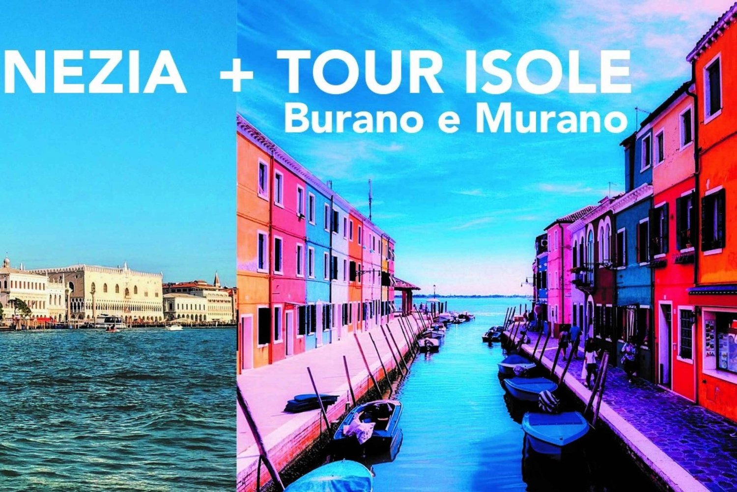 From Punta Sabbioni: Venice, Murano, and Burano Boat Trip