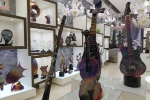 Desde Venecia: visita a una fábrica de cristal de Murano con barco, demostración y regalo