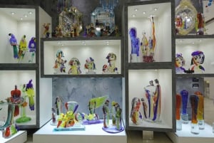 Desde Venecia: visita a una fábrica de cristal de Murano con barco, demostración y regalo