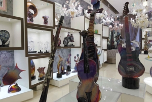 Depuis Venise : visite d'une verrerie de Murano avec bateau, démonstration et cadeau