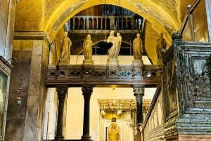 Venetië: Basiliek van San Marco, Terras en Pala d'Oro Ingang