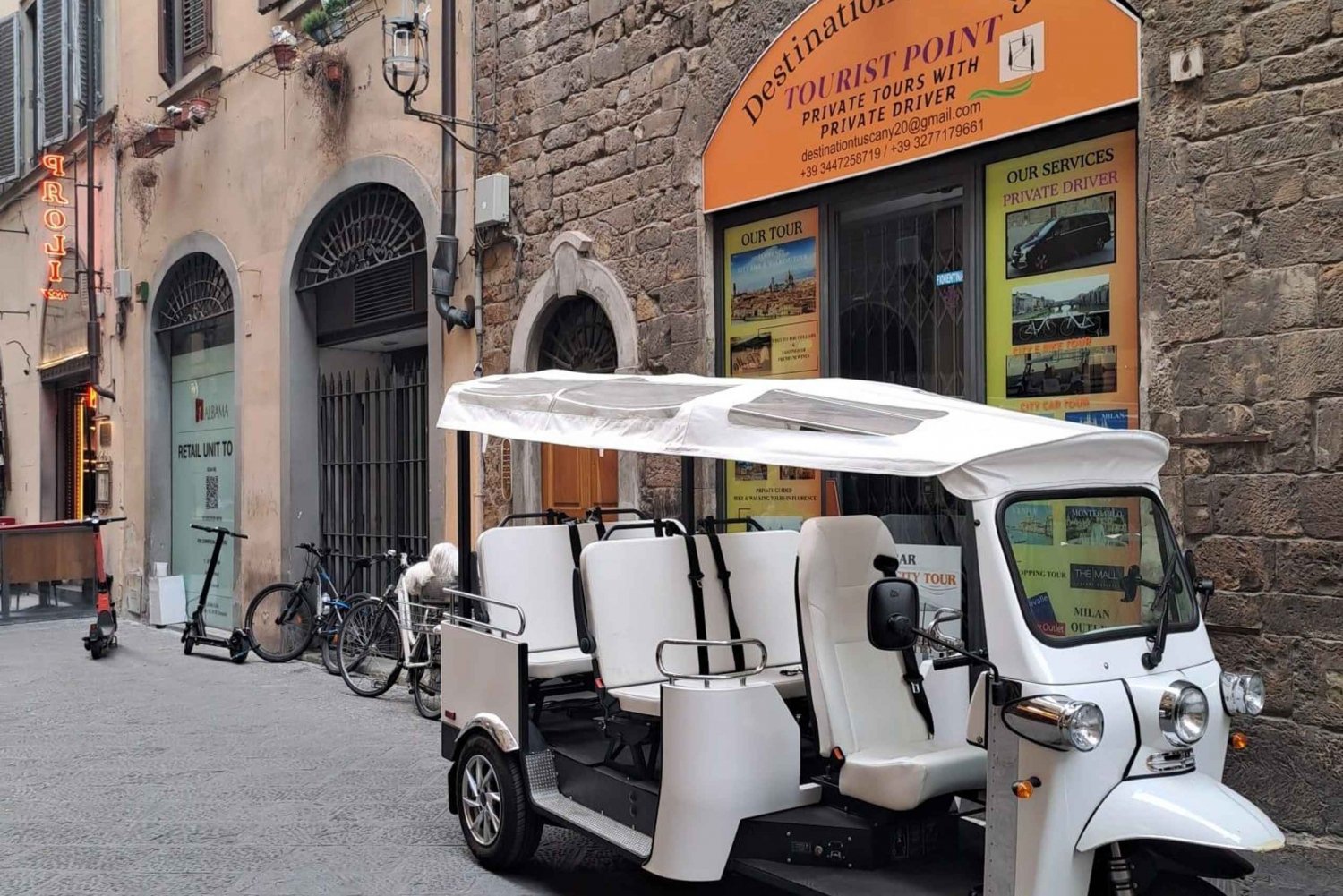 GOLF CART CITY TOUR IN FLORENCE