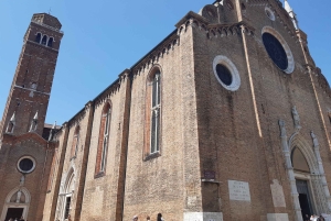 Giro in gondola e tour a piedi di Venezia