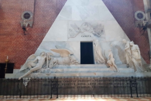 Giro in gondola e tour a piedi di Venezia