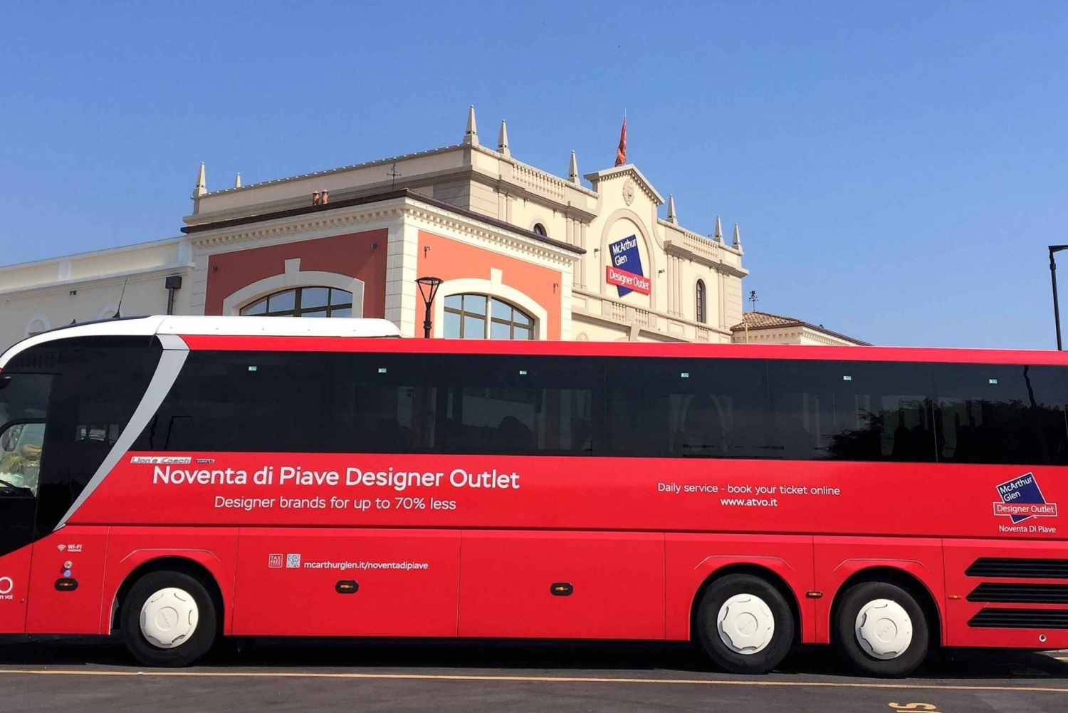 Jesolo Lido: Express Bus to Noventa di Piave Designer Outlet
