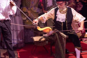 Murano: Demostración de soplado de vidrio con bebidas opcionales