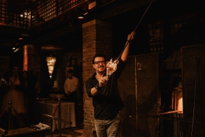 Murano: Demostración de soplado de vidrio con bebidas opcionales