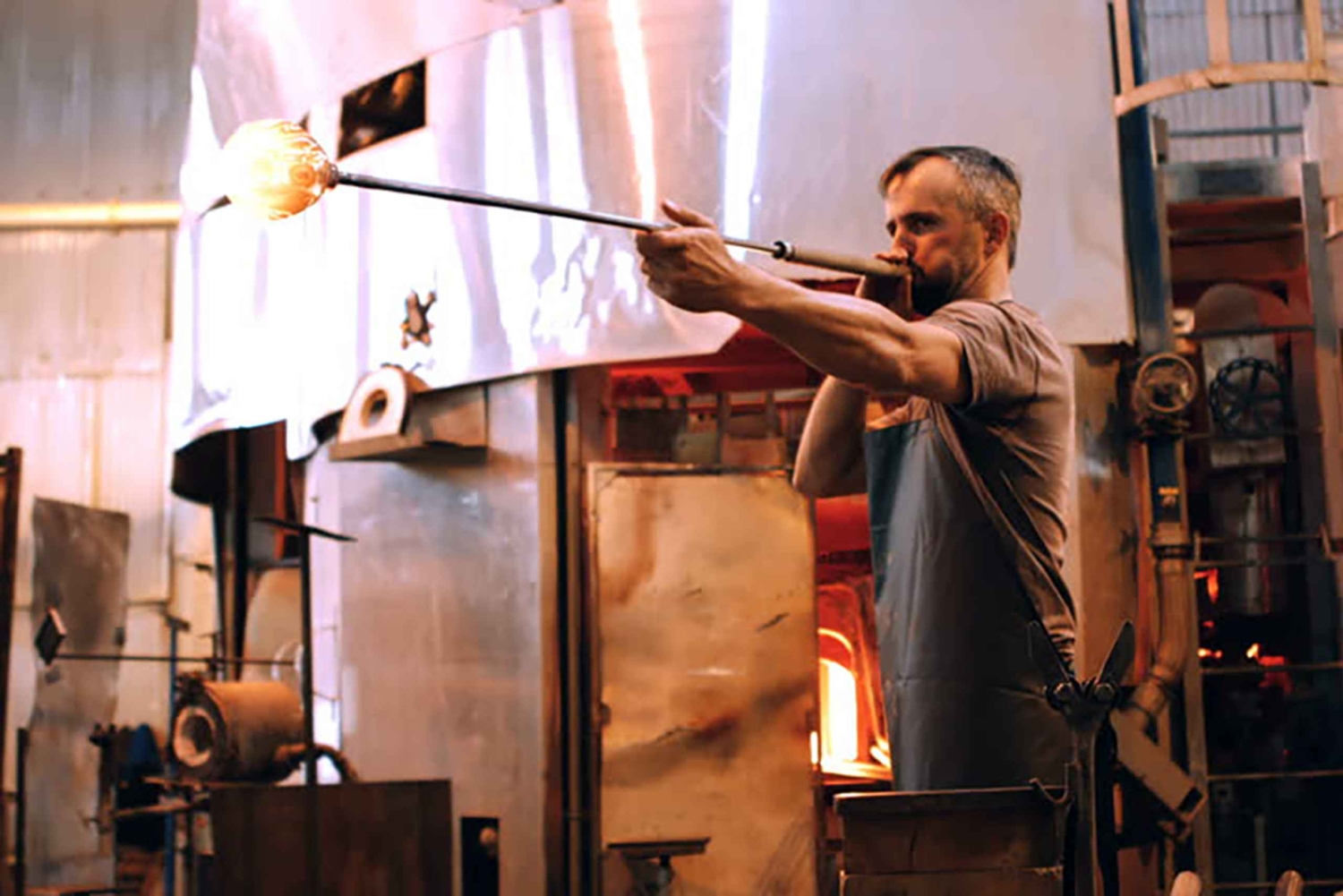 Wycieczka po fabryce szkła w Murano i pokaz dmuchania szkła