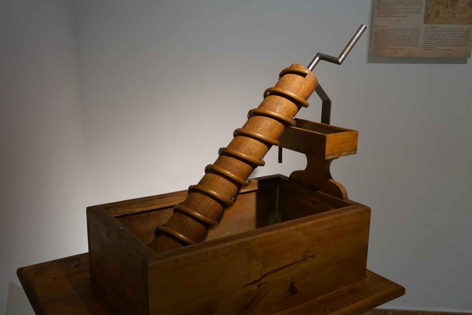 Museu das máquinas de trabalho de Leonardo da Vinci