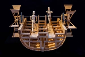 Museu das máquinas de trabalho de Leonardo da Vinci