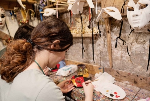 Venice: Mask Decoration Class in St. Mark's Square