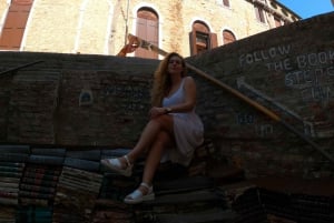 Foto med en professionel fotograf i Venedig