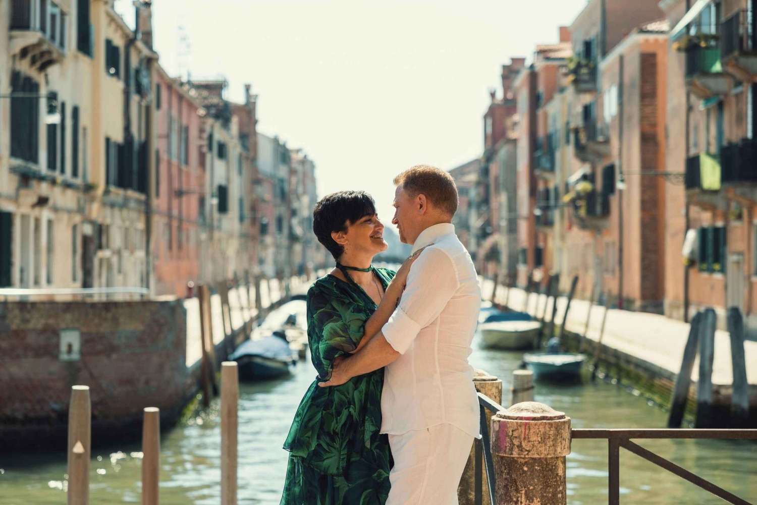 Fotosession av din gondoltur i Venedig