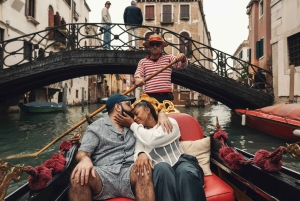 Fotosession av din gondoltur i Venedig