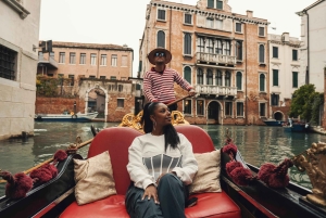 Fotosession av din gondoltur i Venedig
