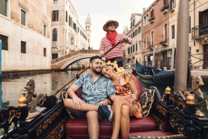 Fotosession av din gondoltur i Venedig
