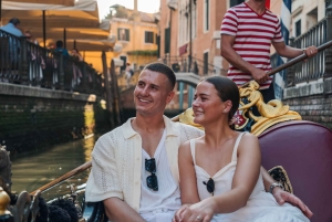 Fotosession av din gondoltur i Venedig