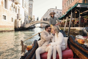 Fotosession av din gondoltur i Venedig