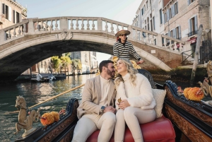 Fotosession av din gondoltur i Venedig