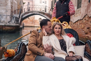 Fotosession av din gondoltur i Venedig