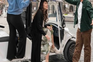 Tour privato in golf cart a Roma con guida locale
