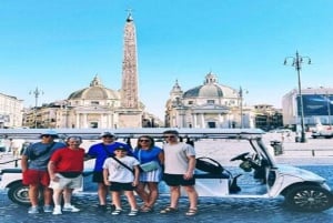 Tour privato in golf cart a Roma con guida locale