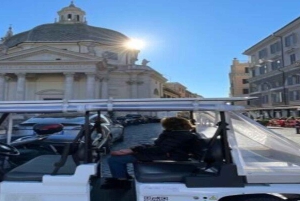 Tour privato in golf cart a Roma con guida locale